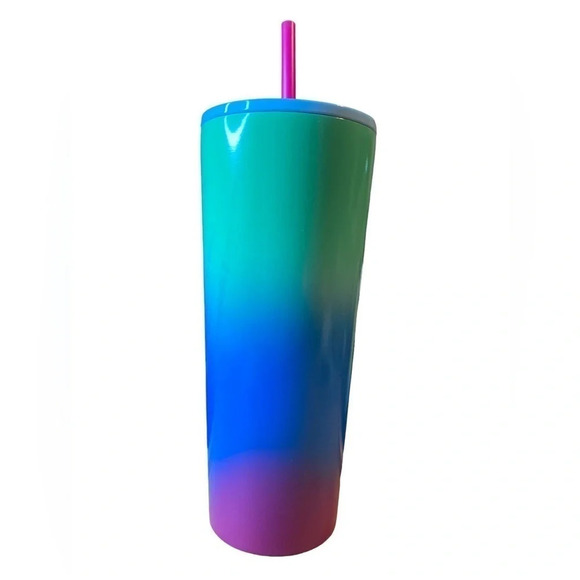 STARBUCKS Summer 2023 Ombre Prism Gradient Venti 24oz Stainless Tumbler NWT - Picture 5 of 5